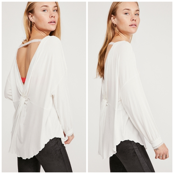 Free People Tops - NEW Free People Alpine Ivory Top, Size S